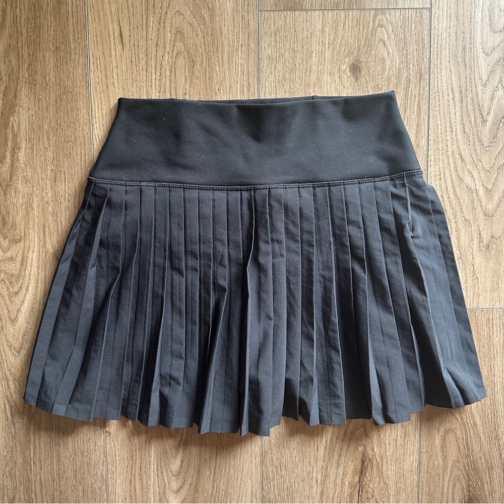 Abercrombie & Fitch Your Personal Best Pleated Athletic Skirt Black Tennis Golf